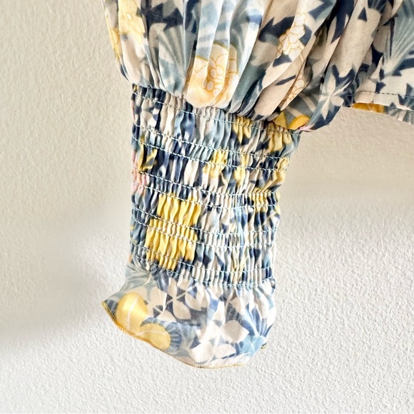 Alice McCall Love Shakin Floral Long Sleeve Smocked Top size 2 - Picture 10 of 10